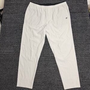 Fabletics Pants Men 2XL Gray Fundamental Performance Athletic Stretch Drawstring